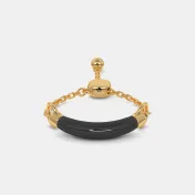 The Zwart Black Slider Ring 5